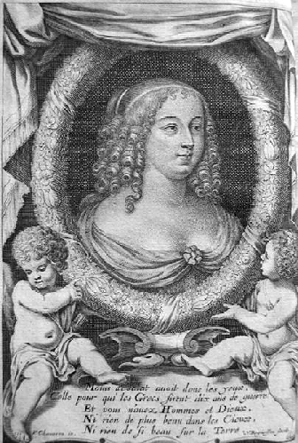 Anne-Genevive de Bourbon-Cond - Duchesse de Longueville peint par Chauveau